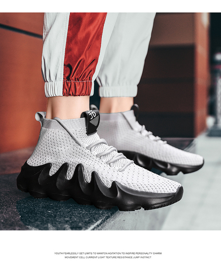 Neue übergroße, leichte, atmungsaktive Socken, vulkanische Sport- und Freizeitschuhe, trendige Herrenschuhe in koreanischer Version_voghion.com