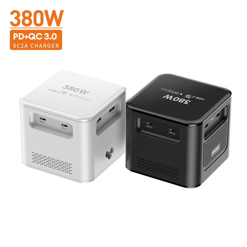 380W GaN Charger 100W Type-C Desktop Charger Multi Port usb-c Mobile Phone Travel Charging Head