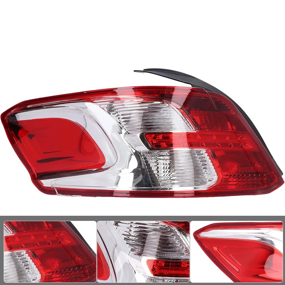 Aplicable a Dongfeng Peugeot 301 conjunto de cubierta de luz trasera 12 - 16 logotipo 301 cubierta de luz de freno hacia atrás izquierda y derecha