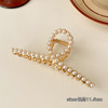 Acrylic hairgrip, big crab pin, hair accessory, shark, hairpins, simple and elegant design, South Korea, wholesale