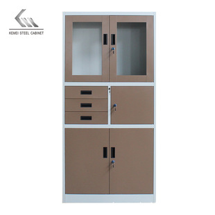 Multifunctional Storage Cabinet Office Steel Iron Filing Cabinet Iron Cabinet Steel File Storage Cabinet with Three Drawers