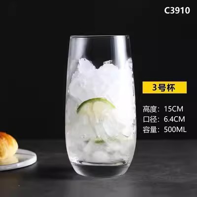 Taza de agua transparente taza de cóctel taza de mezcla taza de bebida de jugo de alta calidad taza de bar de viento taza de mojito