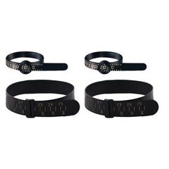 4pcs  PE首飾測量工具 15-25手鐲尺 帶放大鏡美碼戒指尺用於篩選