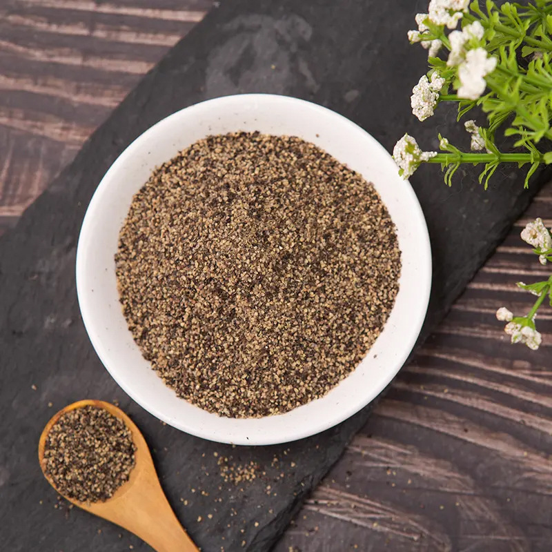 Black Pepper Crumbles Grilled Steak Pasta Pizza Topping Western Oven Baking Seasoning Wholesale Bagged Black Pepper Crumbles