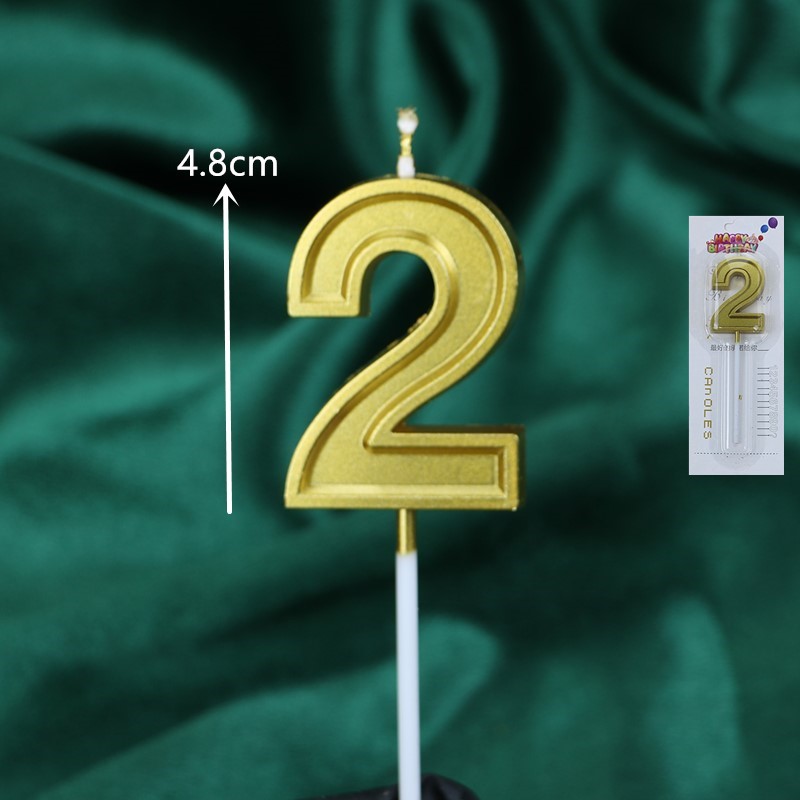 50 velas digitales de oro para el pastel de cumpleaños en caja independiente plata curva decoración de mesa de postres