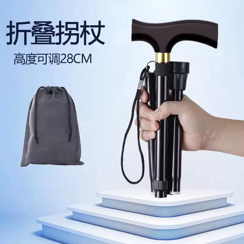 Трекинговая палка, треккинговая палка, пятисекционная мужская и женская дорожная складная ультракороткая палка, мужская и женская телескопическая регулируемая палка для пеших прогулок