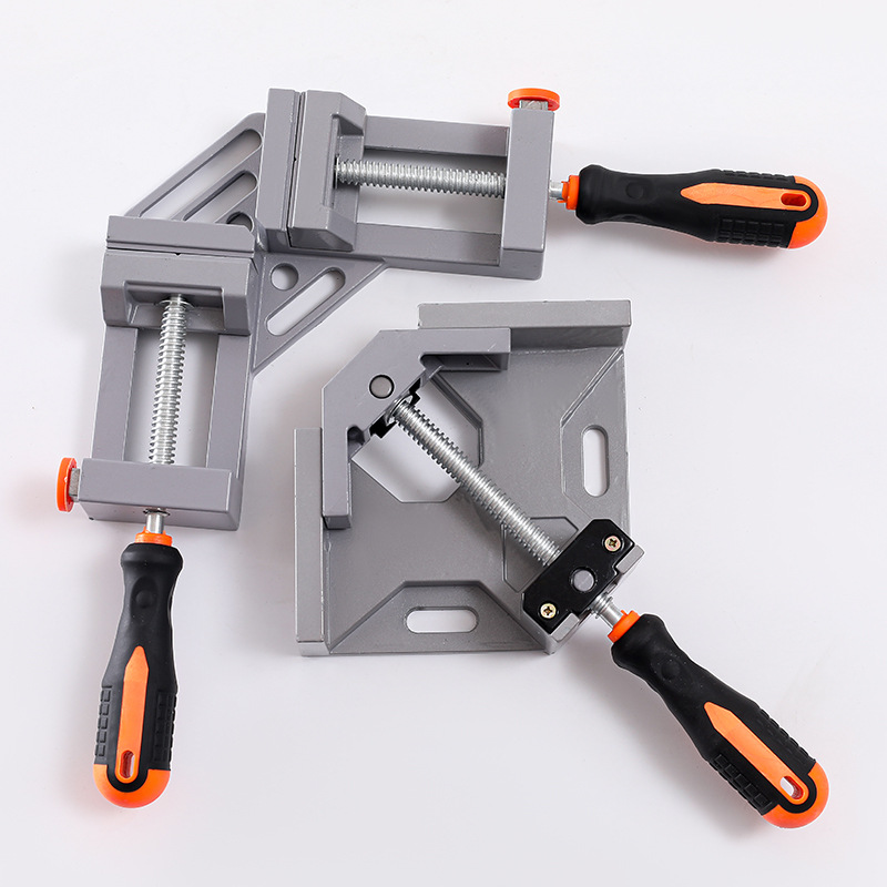 工厂直销单手柄90度直角夹快速型角度夹 木工夹具合金材质平口钳