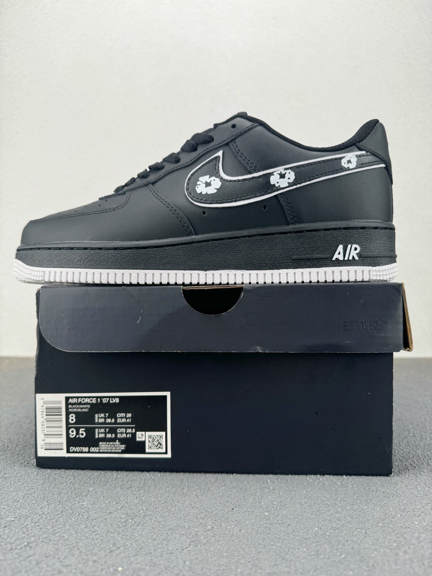 Zapatos Putian versión original de la fuerza aérea No. 1 en el extranjero marca conjunta de la cabeza de cuero en lugar de cojín de aire zapatillas deportivas para hombres y mujeres