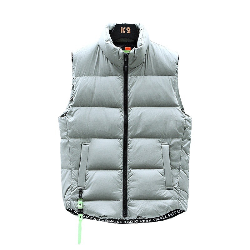 [Recomendación de Cui Wanzhi-Nuevo estándar nacional] chaleco de pluma para parejas caliente en invierno con cuello vertical y hombros de la moda de la blusa image 5