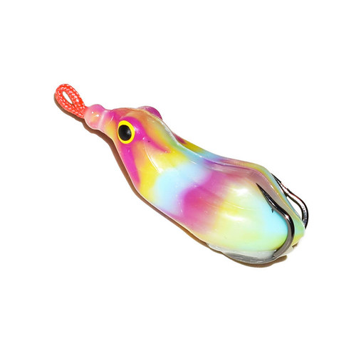 Thunder frog modified snakehead specializes in killing lures, fake bait, blood groove hook, upward angle thunder frog, long-range cross-border fishing gear, soft bait