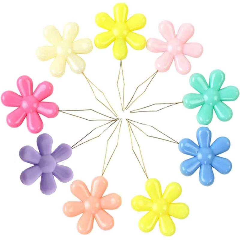 Enhebrador de aguja de flor de plástico pequeño enhebrador de aguja de punto de cruz enhebrador de aguja de hogar para ancianos