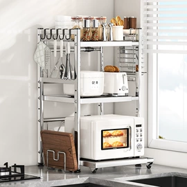 厨房置物架;收纳架;锅具收纳架