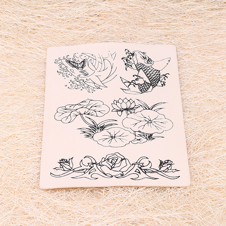 Tattoo imitation leather high-grade tattoo practice leather tattoo fake leather tattoo practice belt pattern tattoo equipment