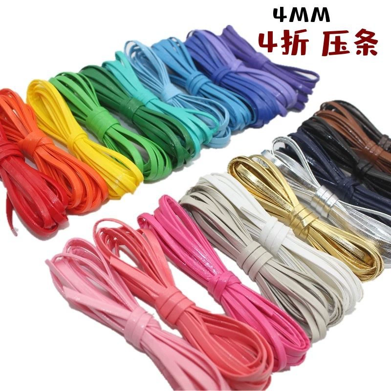 Кожаный шнур, 60% off полосок шириной 4 мм, красочные полоски из мягкой искусственной кожи, плетеный шнур из искусственной кожи, материал для ювелирных изделий своими руками, ожерелье, плетеный шнур