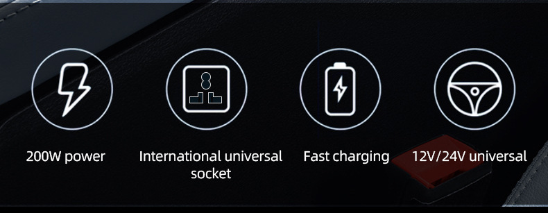 Car Inverter 12v24v to 220v High Power Universal Car Charger for Cars and Trucks