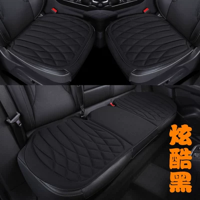 cushion, memory foam seat cushion, Seat cushion, seat cover - cool-black-three-piece-set