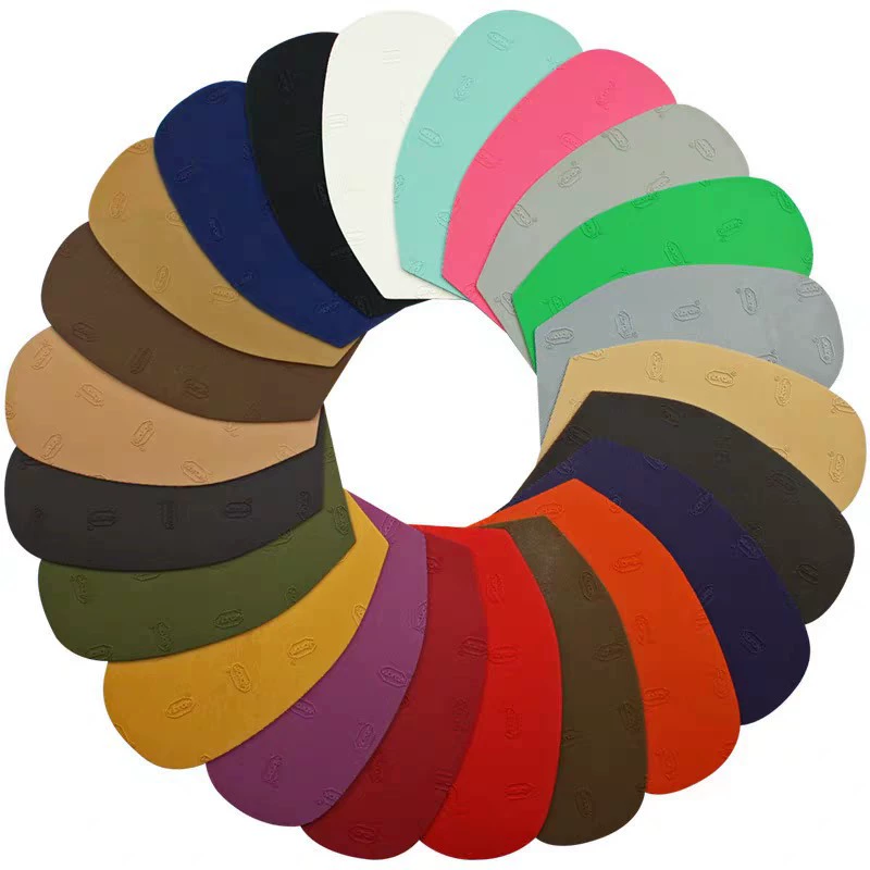 Итальянская импортная защитная накладка Vibram Forefoot V-pad из кожи для подошвы обуви, износостойкая, тонкая 1 мм, нескользящая.