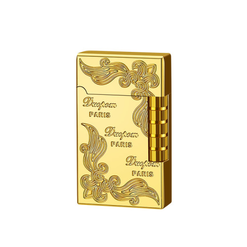 MF1806 Classic Steel Sound Inflatable Windproof Straight Blue Flame Lighter Business Gift Gift Factory Direct Supply