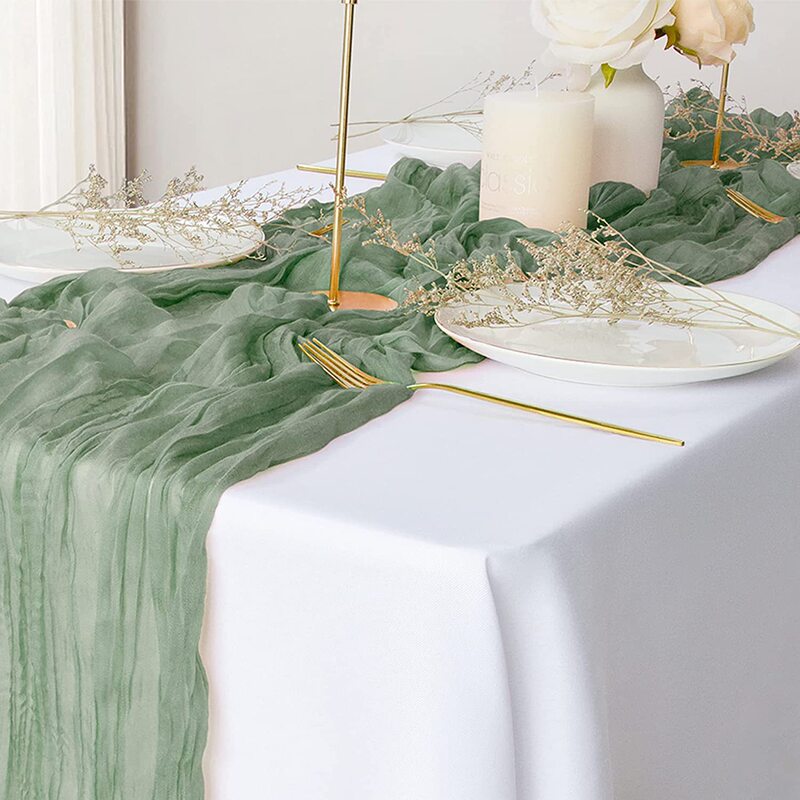 90*180cm cross-border wrinkled tablecloth tablecloth wedding birthday party party decoration gauze Bali yarn twist tablecloth 90*180cm cross-border wrinkled tablecloth tablecloth wedding birthday party party decoration gauze Bali yarn twist tablecloth
