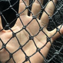 渔网加厚黑色养殖网片天网拉网大口渔网养鱼网箱抬网新款围网布