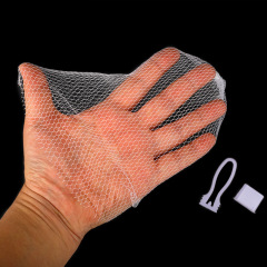 プラスチック卵包装ネット袋玩具果物水産ネット袋現物卸売り厚手編みネット袋