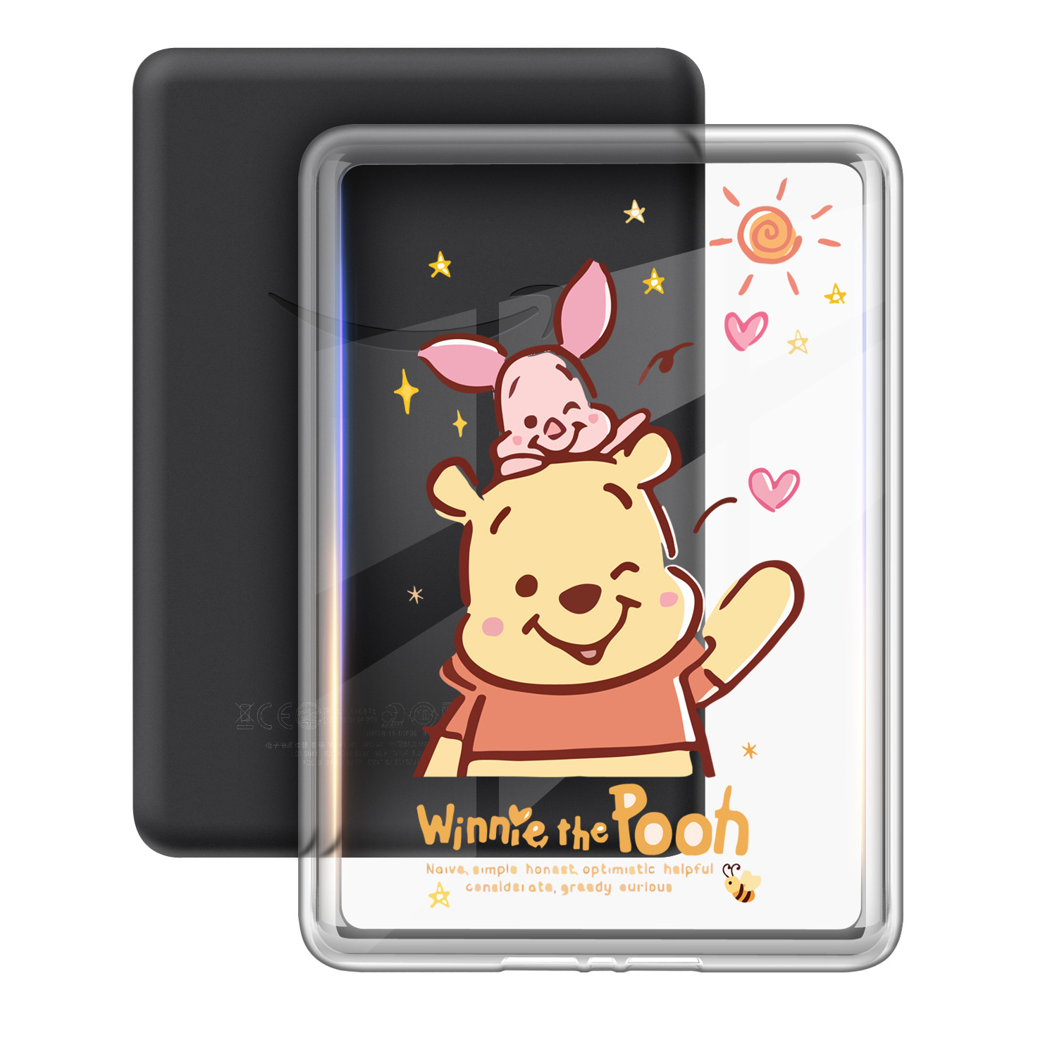 Aplicable en stock para 2024 Kindle Paperwhite6543 acrílico transparente caja protectora pintada caja única