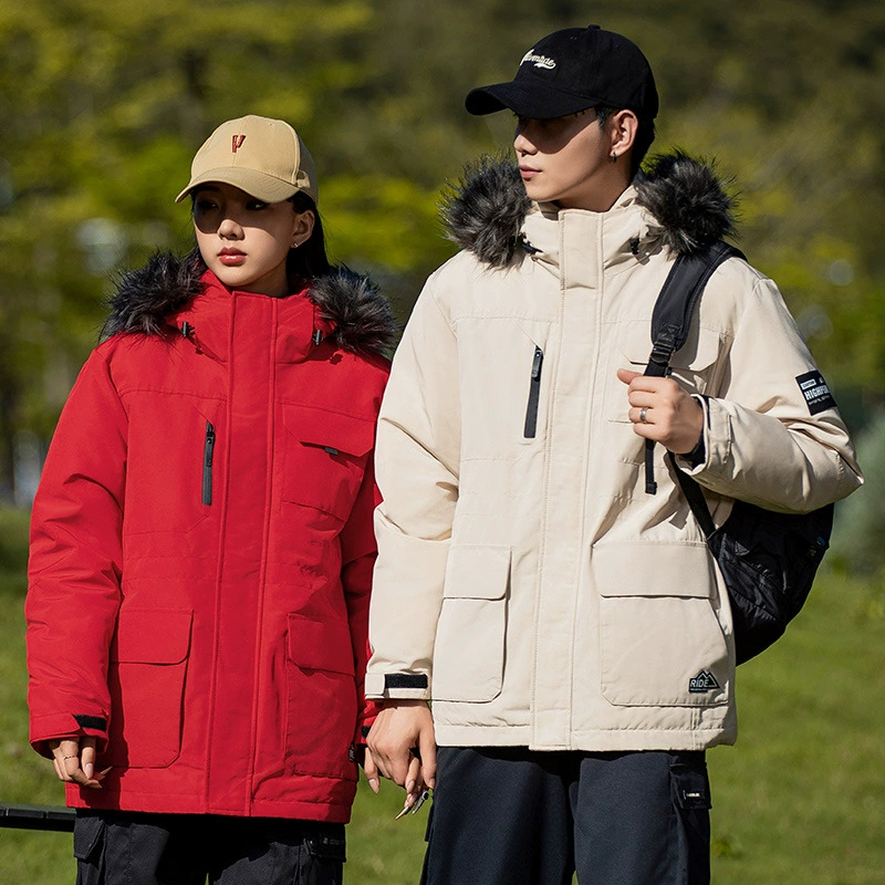 Зимний пуховик мужской наружной одежды