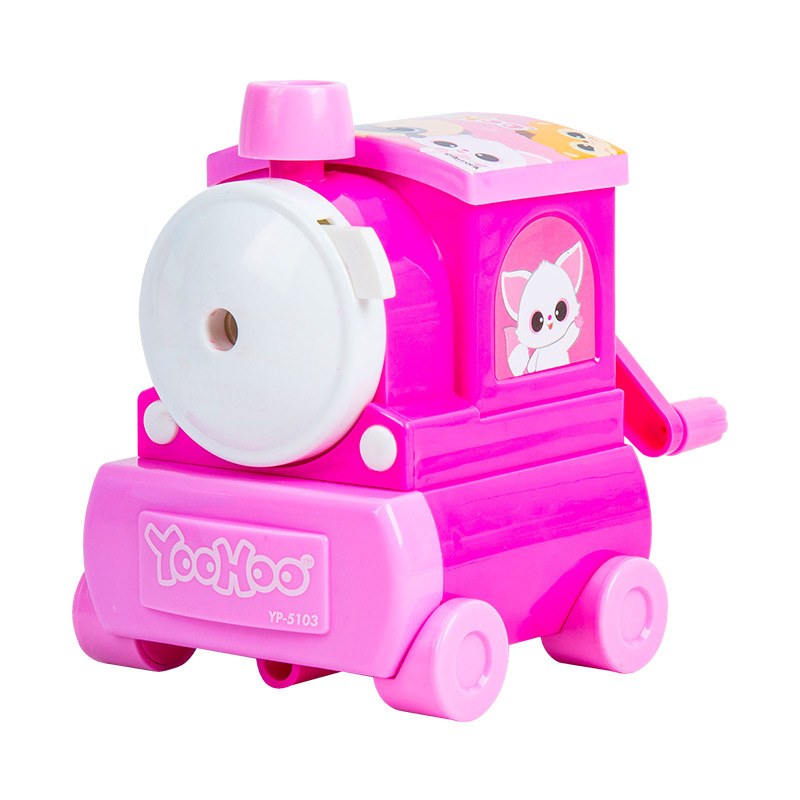 5103 Locomotora Escuela primaria Aprendizaje Papelería Sacapuntas Graduación de la escuela primaria Regalo Sacapuntas Sacapuntas Cortador grande Sacapuntas