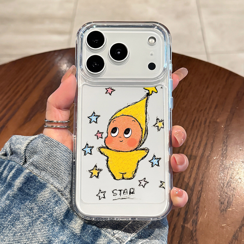 Suitable for Iphone17 Transparent Mobile Phone Case 17Promax Space Case Apple Air Acrylic Case Simple Style Suitable for Iphone17 Transparent Mobile Phone Case 17Promax Space Case Apple Air Acrylic Case Simple Style