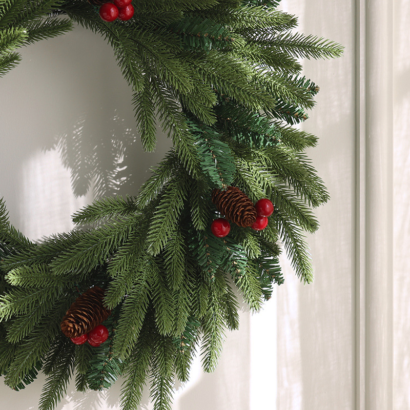 Nuevos colgantes de guirnaldas de Navidad colgantes de pared pe guirnaldas de hotel centro comercial escenario de decoración de Navidad props