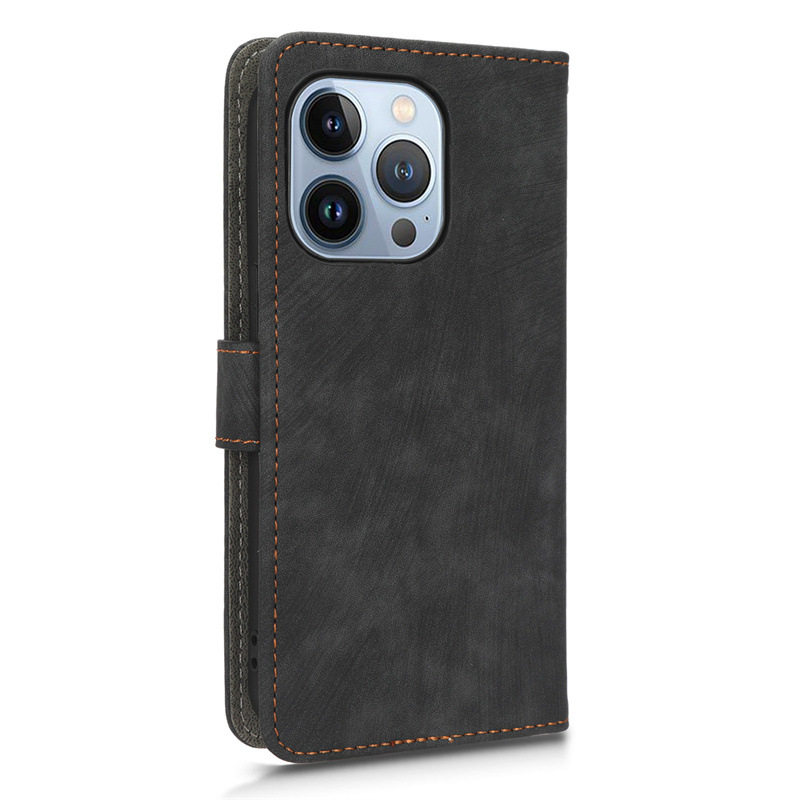 Leder Klapphülle Für Iphone 13 Pro Max Mit Kartenfach_voghion.com