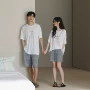 同款夏季男女短袖家居服