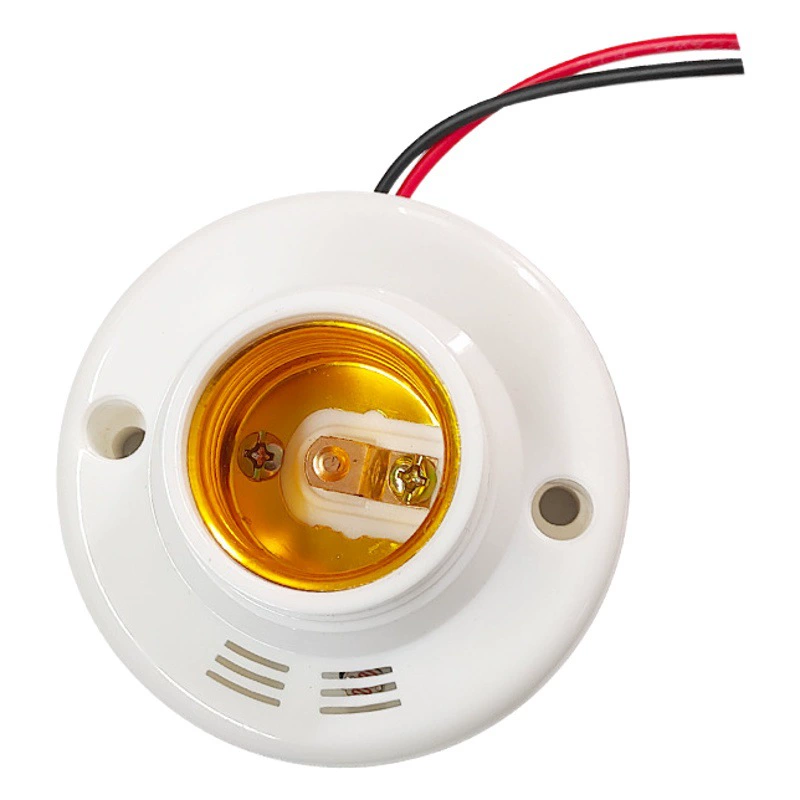 Голосовой патронник E27 шнек светодиодный проход с замедленным переключателем