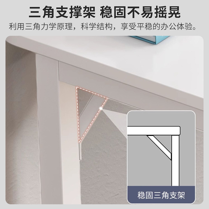 Mesa doméstica dormitorio de niñas simple escritorio de alquiler casa contra la pared escritorio de computadora mesa de trabajo balcón estrecha mesa larga