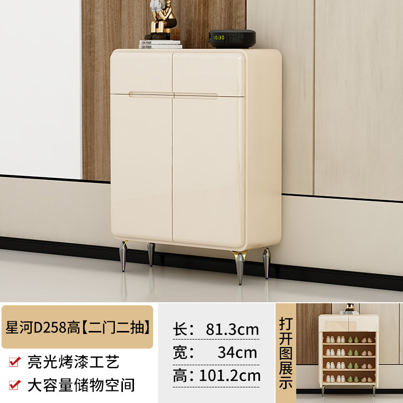 轻奢进门鞋柜一体靠墙家用门口玄关柜一体隔断落地式大容量储物柜|undefined