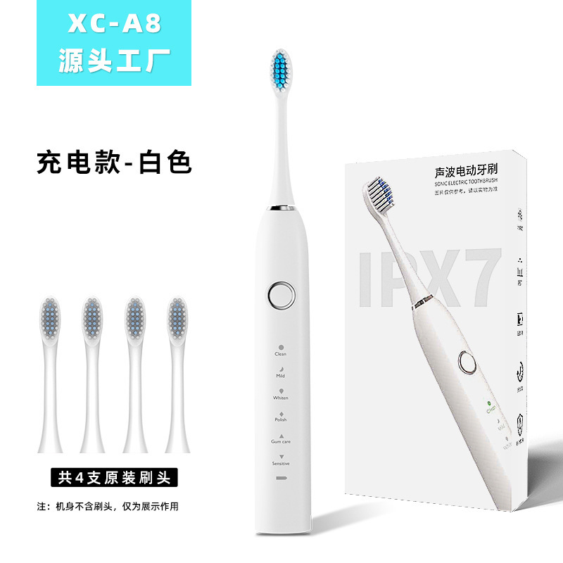 Cepillo de Dientes Eléctrico Sónico Recargable Impermeable para Uso Doméstico image 7