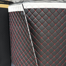 厂家生产360软包帕纳皮绣花皮革海绵XPE卷材复合汽车脚垫防滑设计