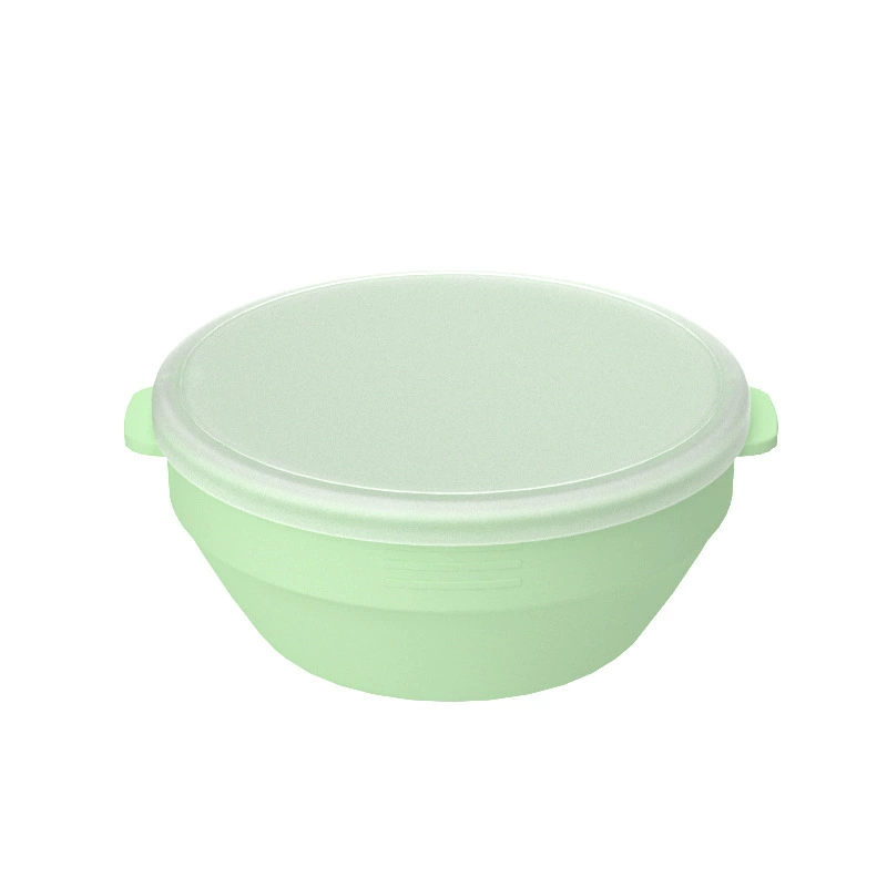 Amazon Bread Fermentation Bowl Baking Utensils Round Foldable Fermentation Basket European Bread Fermentation Basket with Lid