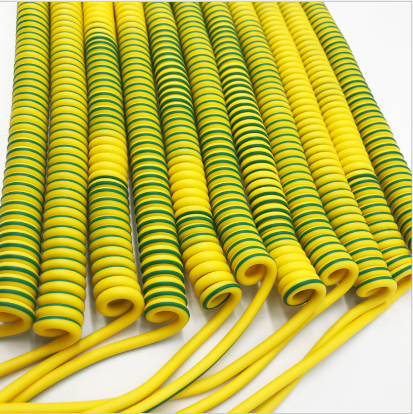 双色单芯黄绿接地线弹簧电源线 铜芯电线2.5平方可定制生产