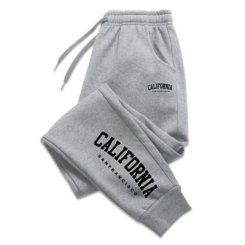 2025 Cross-border Hot Selling Men's Pants Spring and Autumn Fleece Sports Casual Petite Pants Comfort Trendy INS Loose