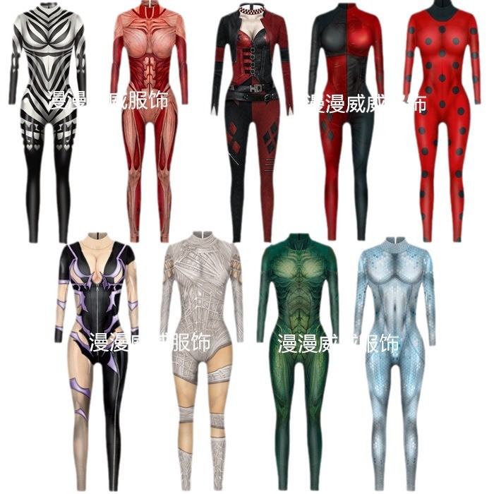 20.22 million holy festival New 3D digital printing adult children slim long sleeve cos even