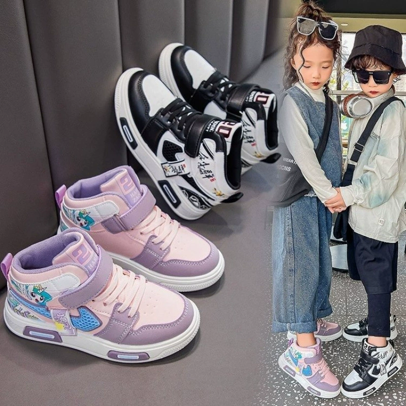 Весенняя и осенняя спортивная обувь резиновая нескользящая ПУ повседневная обувь для детей 4 лет