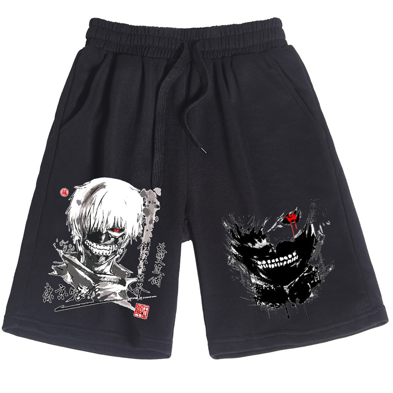 2022 Summer New Tokyo Ghoul Anime Merchandise Men's Shorts Five-Point Pants
