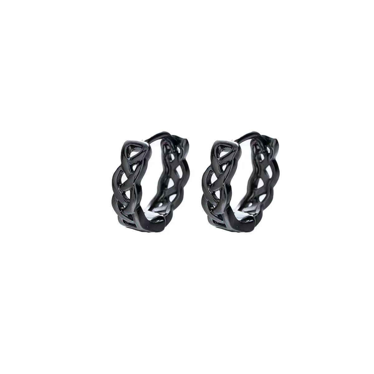 Men's Hoop Earrings Personalized Stylish Cool Single Piece Jewelry_voghion.com