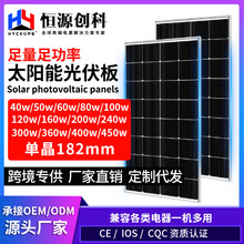 专用链接 太阳能光伏板1720/1134/35mm尺寸  415w  6张