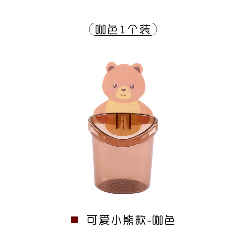 Патчинг стены Bear Cup крепления держатель чашки паста хранение стене гроботворение зубная щетка рейтинг на стене ванной
