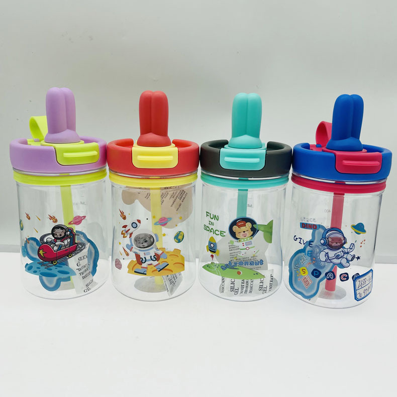 Seligya 2688 taza de agua valor facial taza de agua regalo taza de agua Comercio exterior pareja taza valor facial taza doble beber paja taza de agua