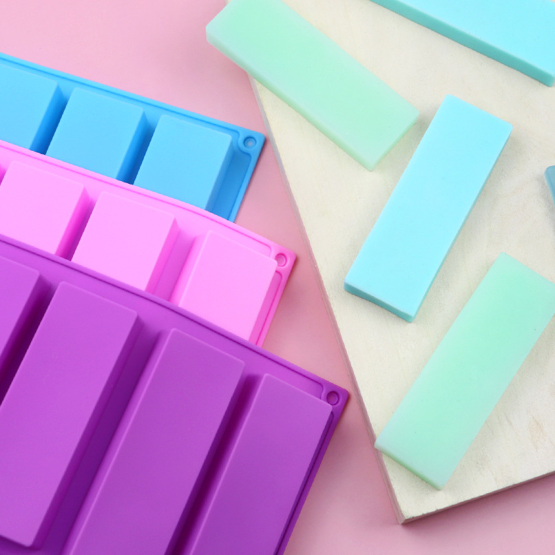 rectangular silicone soap mold