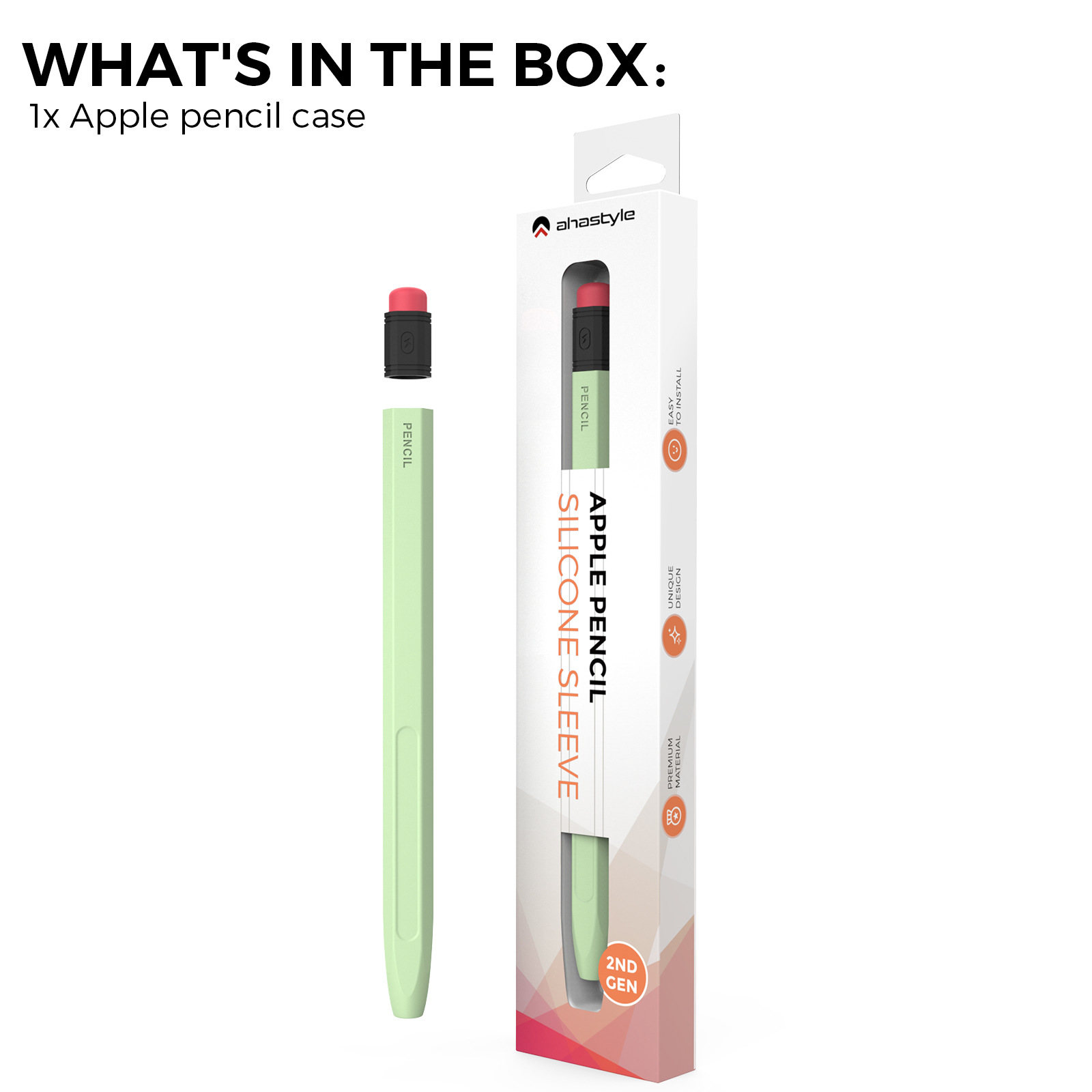 Funda protectora de silicona para bolígrafo Apple Apple Pencil pro y funda antideslizante para lápiz retro de segunda generación