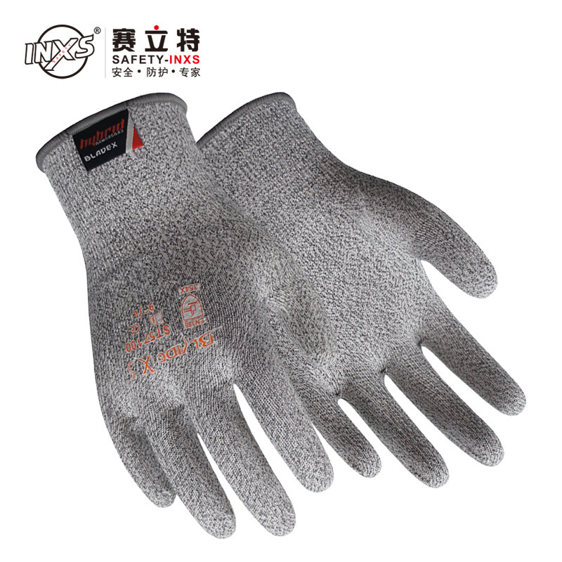 赛立特 ST57100 轻型5级防割手套五级耐割防护贴手舒适耐用9号